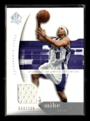 2005-06 SP Authentic #74 Mike Bibby Limited Warm Ups #/100 - Image 1 of 2