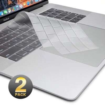 Clear + Clear Keyboard Cover for New MacBook Air 13'' A1932 with Touch Bar -2018 - Image 1 of 2