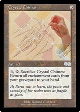 1x Crystal Chimes Urza's Saga card MTG Magic the Gathering