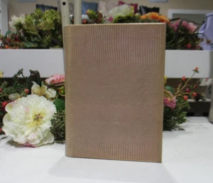 Graphic Image Journal 8" Leather Hardcover 224 Lined Pages Ivory Beige Tejus - Picture 1 of 10