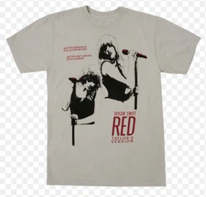 Camiseta Taylor Swift Red Versión Traacherous But You're Quicksand RARA-XL - Imagen 1 de 6