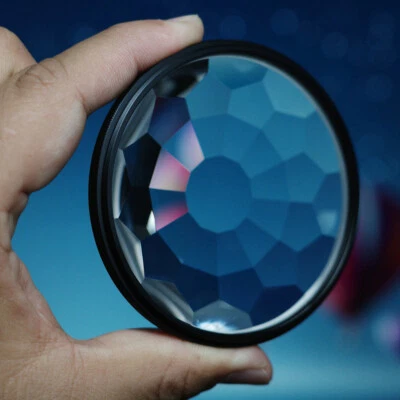 Photographic Foreground Blurred 58/67/77mm Kaleidoscope Glass Prism Slr Filter - Image 1 of 4