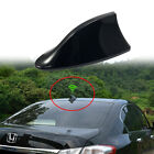 Car Shark Fin Roof Antenna Radio Fm/Am Decor Aerial For Hyundai Toyota - Black