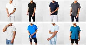 T-Shirt Herren Slazenger 100 % Baumwolle V-Ausschnitt XS S M L XL XXL 3XL 4XL BRANDNEU MIT ETIKETT - Bild 1 von 10
