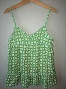 Gap Kids Blue Ruffle Stripe, Green or Red Floral Wrap Tank Top Sz XL 12 - Picture 1 of 12