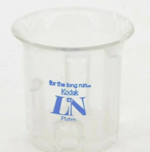 Kodak Vintage 2oz Beaker Stepped Graduate LN PLates Promo Ad Plastic - USED D09 - Picture 1 of 4