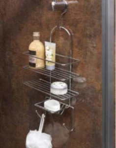 SUPAHOME COLGANTE BAÑO DUCHA ESTANTE DE ALMACENAMIENTO CROMADO - Imagen 1 de 1