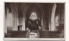 1906 RP Postcard Carlton Scroop Village Church Lincs sent from Carlton Hall