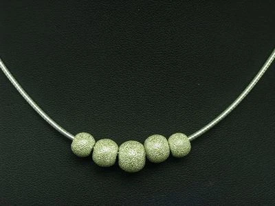 925 Argento Sterling Collier / Vero Argento/49,0cm/12,7g - Immagine 1 di 4