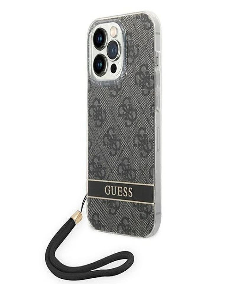 Guess Custodia Rigida Nero Print Strap Raccolta per IPHONE 14 Pro Max 6,7 " - Immagine 1 di 1