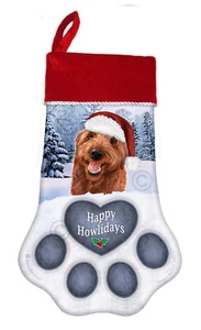 Christmas Stocking - Shaggy Red Labradoodle - Imagen 1 de 1