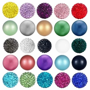 Engel Klangkugel Kugel Ball Bola 16 mm Strass Baby Klang Kugel Rund Steinchen - Bild 1 von 33