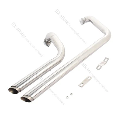 For Yamaha V-Star 950 XVS950 CU Bolt 2015-2024 Full Exhaust Black Muffler Tips - Изображение 1 из 4