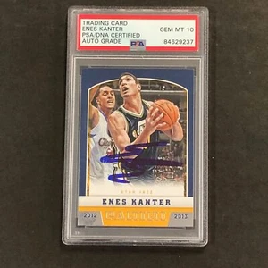 2012-13 Panini Basketball #233 Enes Kanter Signed AUTO 10 PSA Slabbed Jazz - Picture 1 of 2