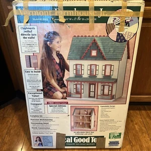 Real Good Toys “Vermont Farmhouse Jr” 29” Wood Dollhouse Kit 1:12 #J-M401 - Picture 1 of 5
