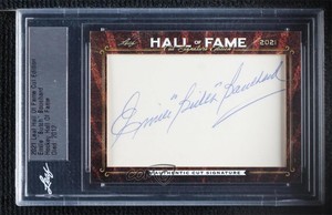 2021 Leaf Hall of Fame Cut Signature Edition Butch Bouchard Auto