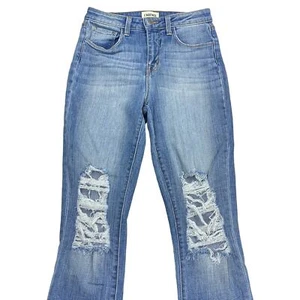 L'AGENCE Luna High Rise Straight Classic Ice Destruct Sz 25 - Picture 1 of 5