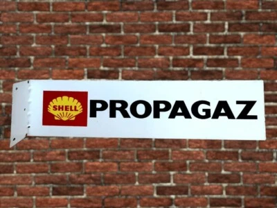 Shell Ausleger Emailschild #shell #aral #castrol - Bild 1 von 3