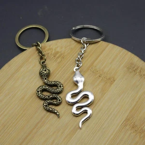 Snake Keychain Pendant Snake Vintage Keychain Pendant Punk Bag beneficial - Picture 1 of 6