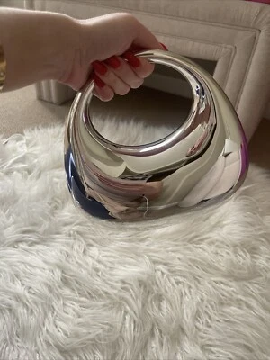 Bolso sin asas pequeño Inspo Moon Mirror Crescent Acrílico Bolso sin asas Cult Inspo Foto 1 de 4