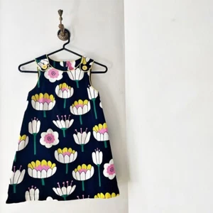 • Mini Boden Corduroy Tulip Dress • Size 7/8 - Picture 1 of 4