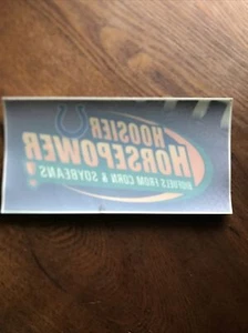 HOOSIER PFERDESTÄRKEN BIOKRAFTSTOFFE AUS MAIS & SOJABOHNEN MIT INDIANAPOLIS COLTS LOGO - Bild 1 von 10