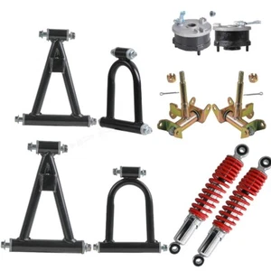Suspension Swing Arm Upper/Lower Steering Knuckle Spindle For Buggy ATV Go Kart - Bild 1 von 8