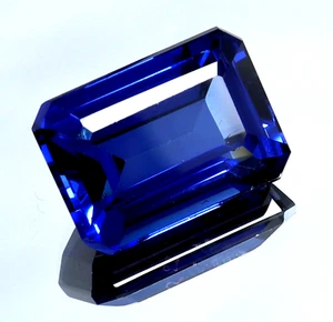 Natural Certified Ceylon Royal Blue Sapphire 9.85 Ct Emerald VVS Loose Gemstone - Picture 1 of 5