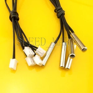 5 piezas NTC 10K ohmios 1% 3950 sensor de temperatura termistor sonda impermeable cable 1m - Imagen 1 de 5