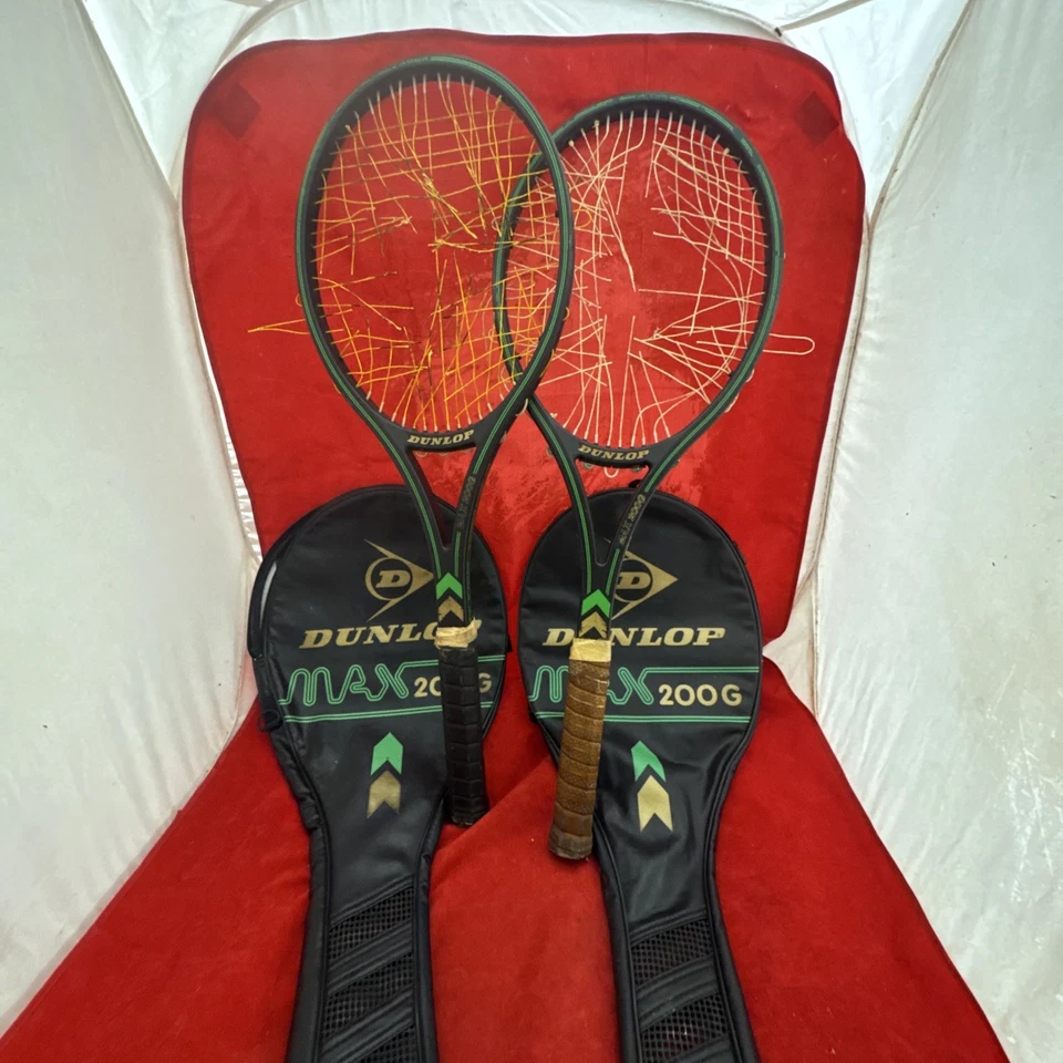 Raqueta/raqueta de tenis Dunlop Max 200 g de inyección de grafito con bolsa McEnroe (2) Foto 1 de 4