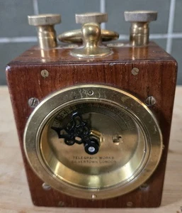 Antike Midland Railway Telegraph Works Silvertown London GALVANOMETER Uhr - Bild 1 von 8