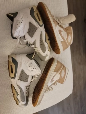 Paquete de restauración Air Jordan (1 goma blanca cáñamo medio + Jordan 6 retro gris fresco) Foto 1 de 4