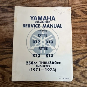 1971 - 1973 Yamaha DT1E DT2 DT3 RT1B RT2 RT3 Combined Service Manual 250cc 360cc - Picture 1 of 4