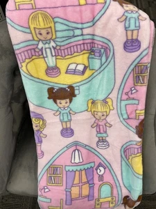 NWT Polly Pocket Soft Plush Throw 50” X 70” - Picture 1 of 3