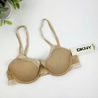 Sujetador espaciador transparente DKNY Modern Lights DK1003 beige talla 32B Foto 1 de 4