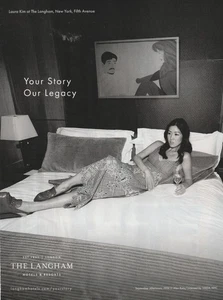print ad Langham Hotels and Resorts Laura Kim at Langham New York Fifth Avenue, - Picture 1 of 2