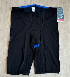 Speedo Endurance Edge Splice Jammer Herren schwarz blau Badehose Kordelzug Gr. 34 - Bild 1 von 5