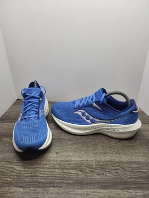 Zapatos para correr cómodos Saucony Triumph 21 para mujer azul blanco S10881-33 talla 9 Foto 1 de 4