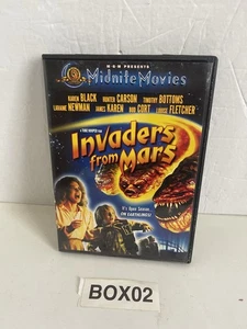 INVADERS FROM MARS Tobe Hooper Sci-Fi ALIENS Horror MONSTERS 1986 MGM DVD - Picture 1 of 8