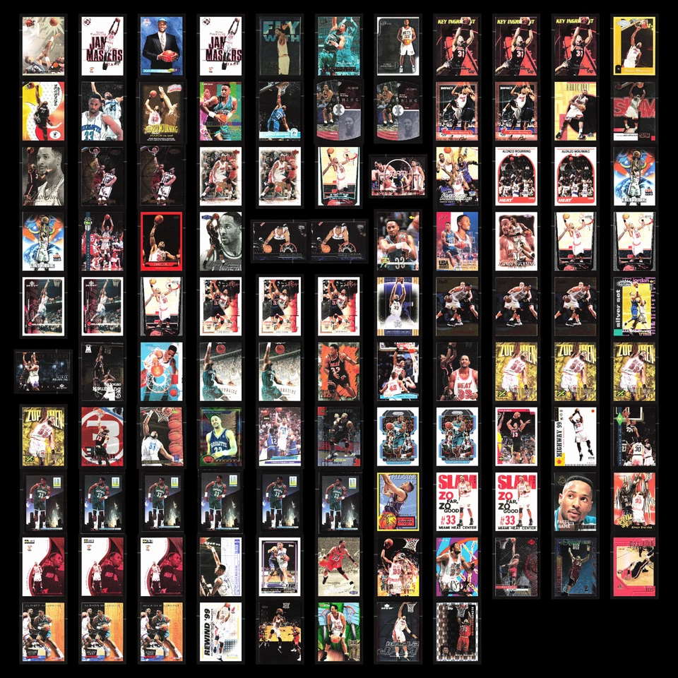 Лот (107) Траурные баскетбольные карточки Алонзо вставки дебютант Хойас/Хит/Шершни HOF - Изображение 1 из 4