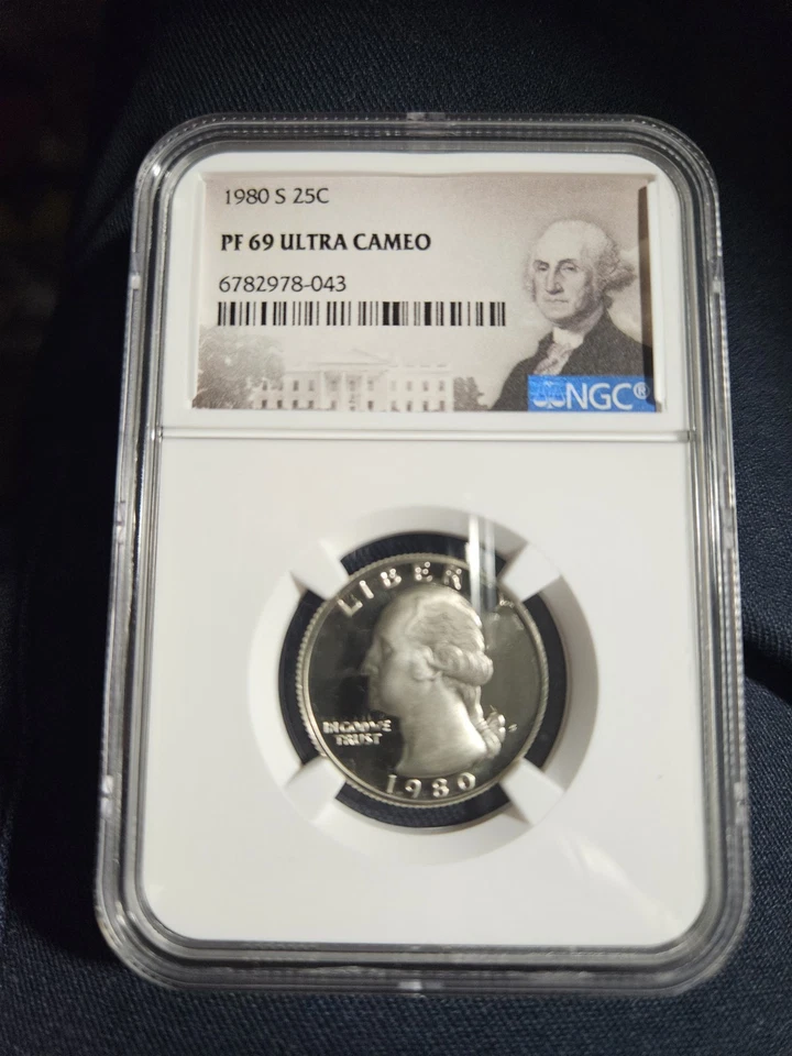 1980 S Washington Quarter PF 69 Ultra Cameo - Image 1 of 4