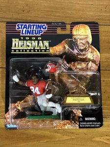 Alineación inicial 1998 de la NCAA Heisman Herschel Walker Georgia Bulldogs sellado - Imagen 1 de 3