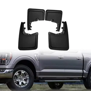 1 Set Front+Rear Mud Flaps Splash Guards For Ford F-150 2021-2025 Not For RAPTOR - Picture 1 of 6
