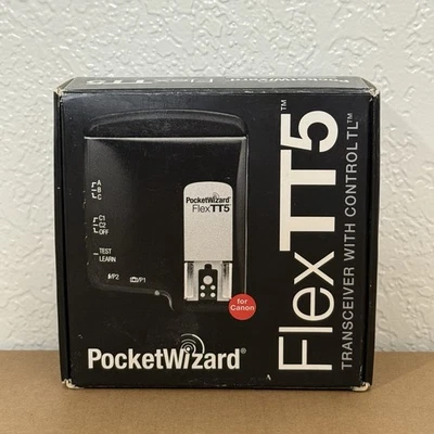Pocket Wizard Flex TT5 Transceiver Pocket Wizard for Canon, Tested - Image 1 of 4