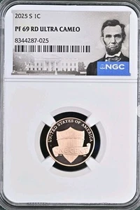 2025 S Lincoln Cent 1C NGC PF69 RD Ultra Cameo -IN HAND! - Picture 1 of 2