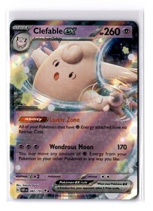 Clefable ex - 082/197 Scarlet & Violet Obsidian Flames Double Rare -NM - POKEMON - Picture 1 of 2