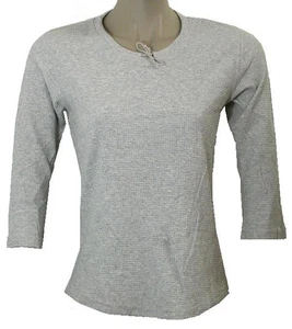 H2O Damenshirt Langarm T-Shirt Grösse M 3/4 Shirt Oberteil Blusen Top Grau - Bild 1 von 1