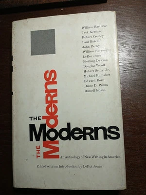 THE MODERNS: NEW WRITING IN AMERICA Leroi Jones, Kerouac, Di Prima, Burroughs - Image 1 of 4