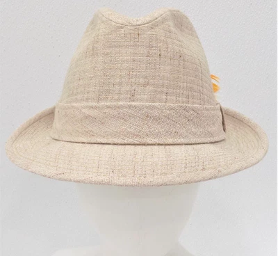 Dobbs Vintage Fifth Avenue Fedora Mens Tweed Hat  Size 7 1/8 Sand/Beige - Image 1 of 4