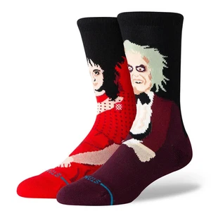 Beetlejuice Movie Theme Stance Dearly Beloved Crew Large 9-13 Socks - Picture 1 of 1